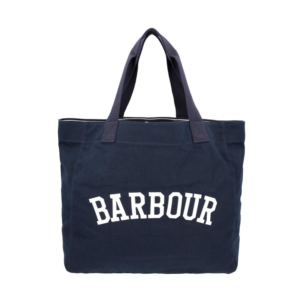 Barbour Logo Holiday Canvas Tote Bag for Men LBA0414 NY91