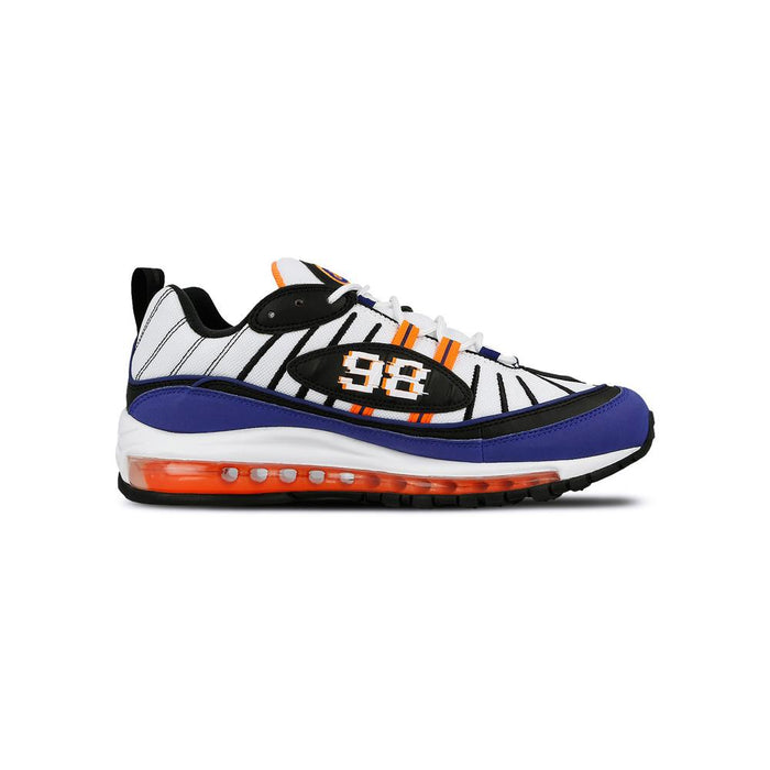 Nike White Royal Blue Air Max 98 Low-Top Sneakers