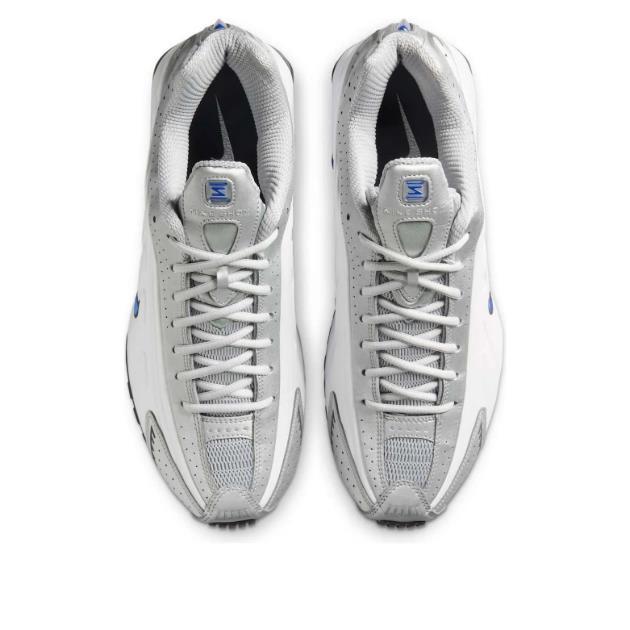 Nike Shox R4 White Blue Low-Top Sneakers Men’s