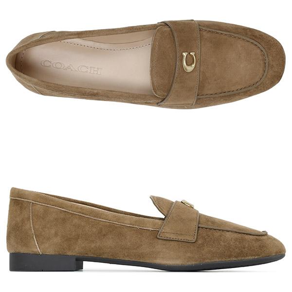 Coach Coconut Sculpted C Suede Loafers CCC82 CG0