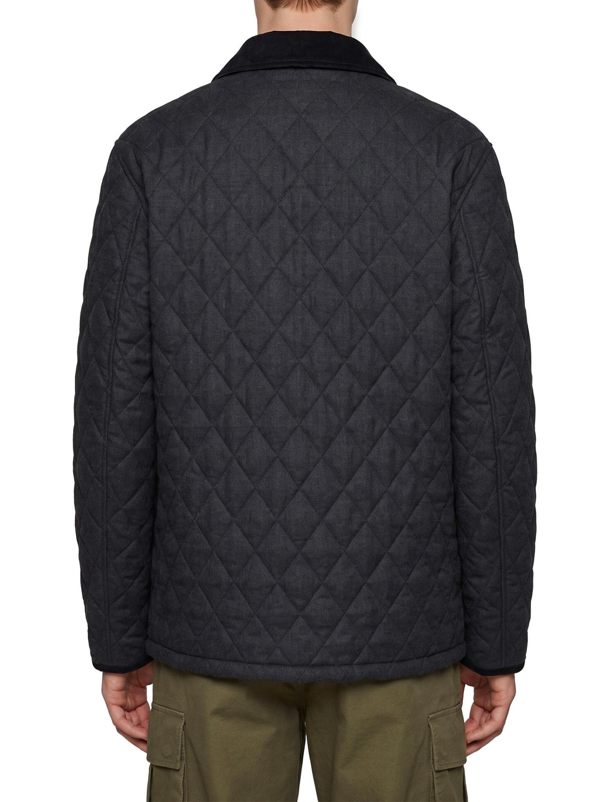 BURBERRY Black Casual Down Puffer Jacket for Men