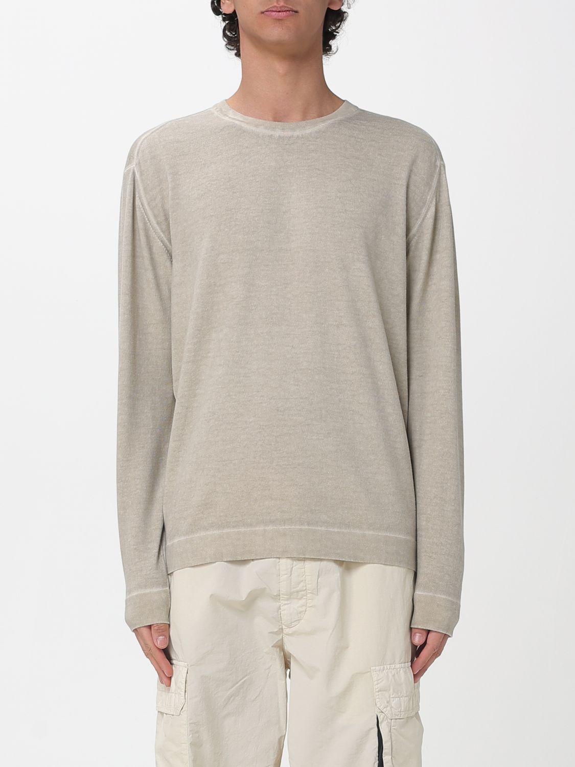 CP Company Cotton Crewneck Knit Sweater Green Men's