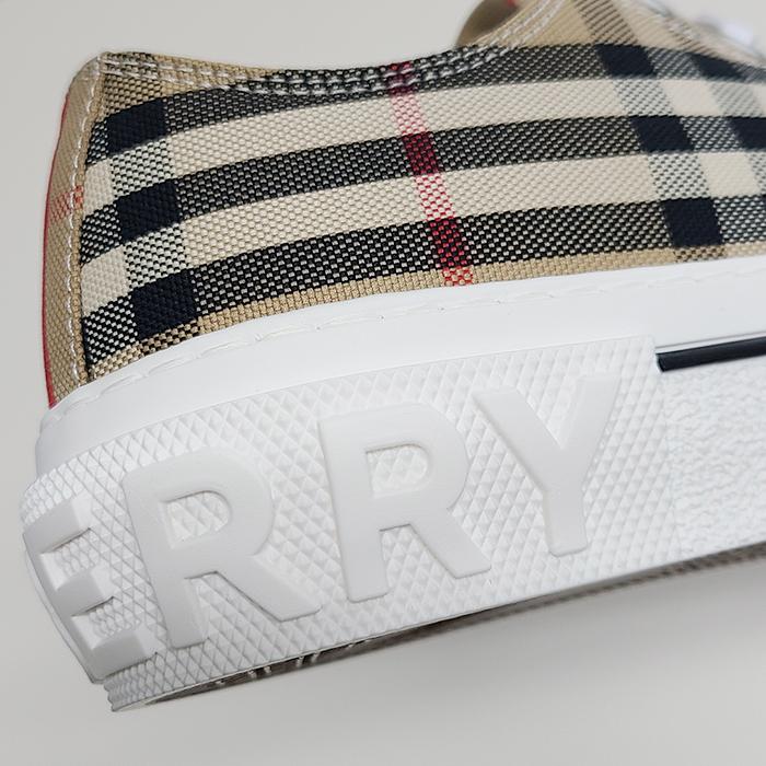 BURBERRY Vintage Check Cotton Low-Top Sneakers for Women