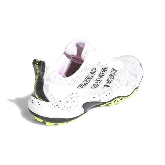 Adidas White/Black Lucid Lemon Sneakers