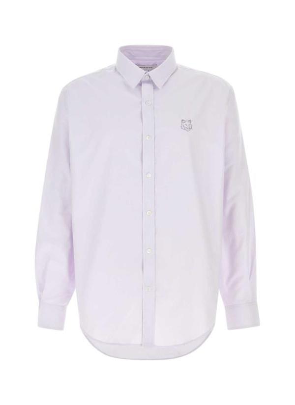 Maison Kitsune Contoured Fox Head Skate Long Sleeve Shirt MM00405 WC5012 0173