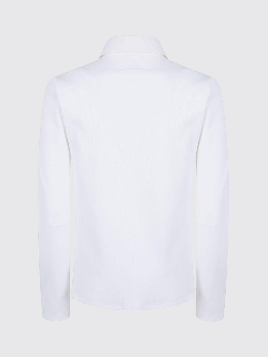 Maison Margiela Long Sleeve Cotton Shirt Beige Women