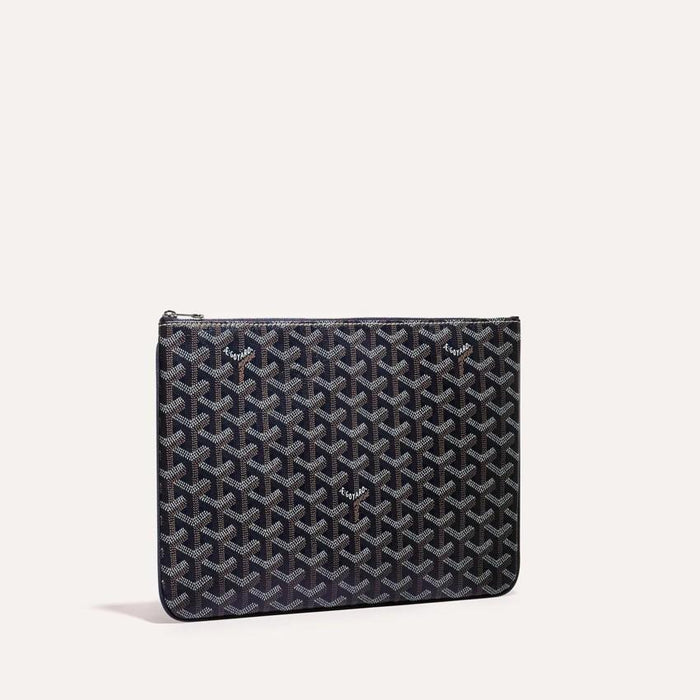 GOYARD Navy Senat MM Women’s Clutch Pouch