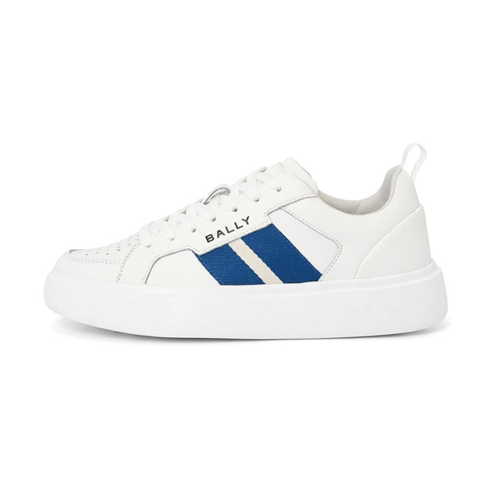 BALLY Women’s Low-Top Leather Sneakers White