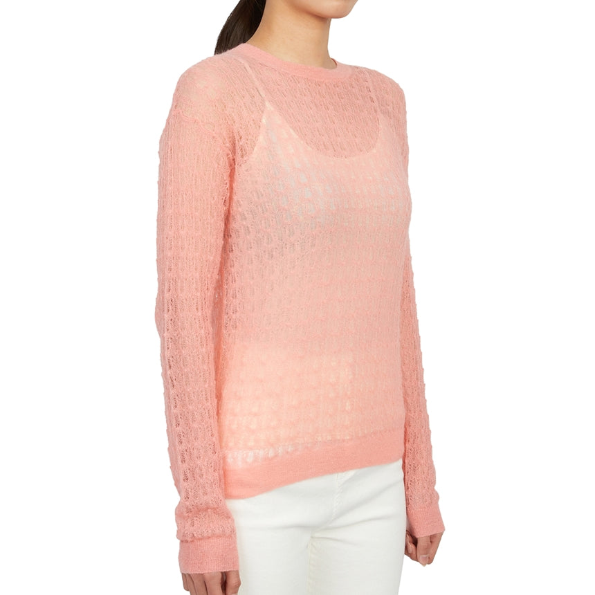 Max Mara Wool Round Neck Knit Sweater Black