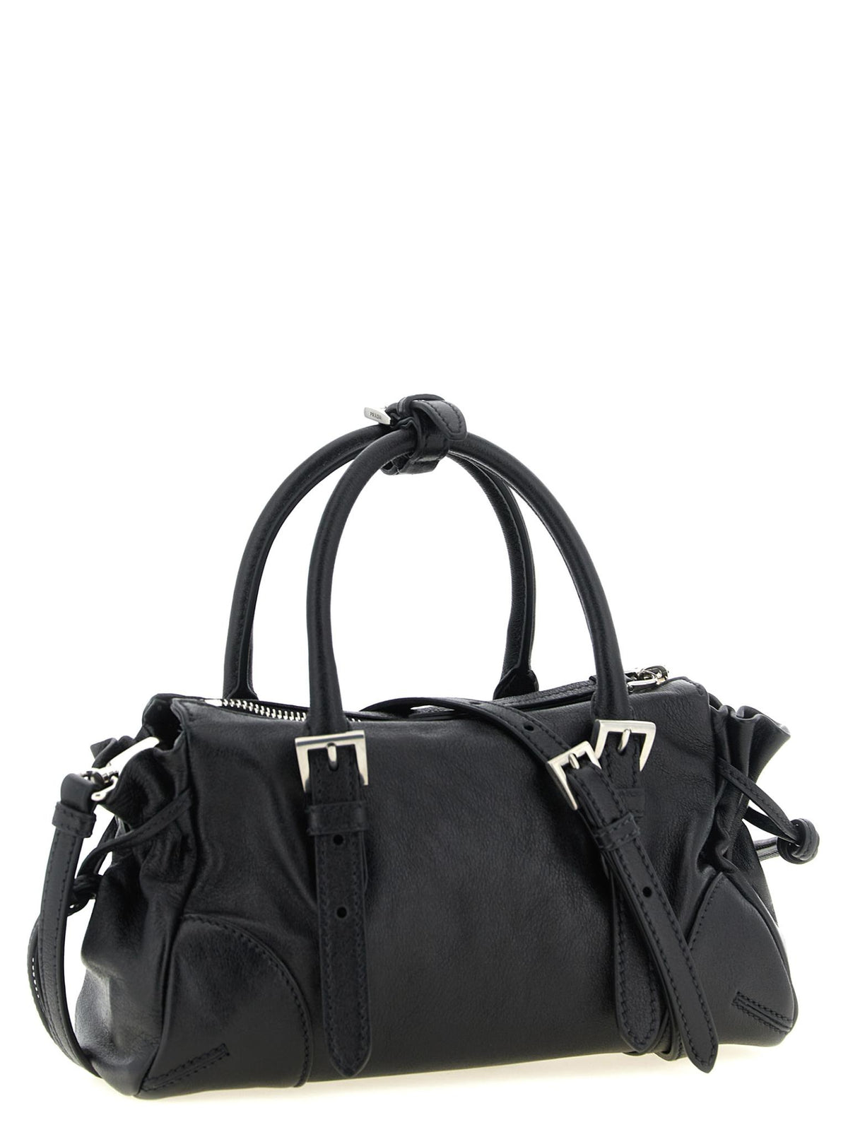 PRADA Black Vela Nylon Tote Bag