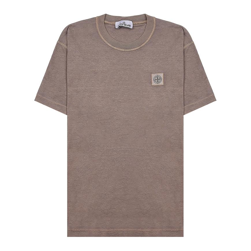STONE ISLAND Organic Cotton Short Sleeve T-Shirt Navy Men’s