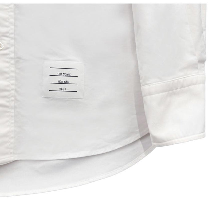 THOM BROWNE Back Stripe Oxford Long Sleeve Shirt MWL413A 100
