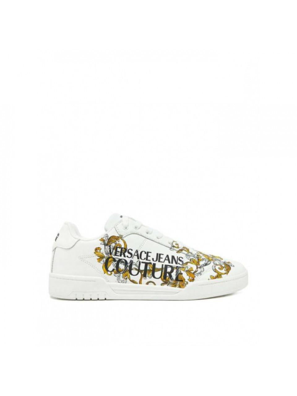 Versace Barocco Outline Men's Low Top Sneakers 78YA3SD1 ZPB17 G03