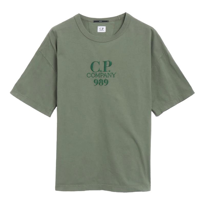 CP Company Logo Embroidered Men’s Short Sleeve T-Shirt