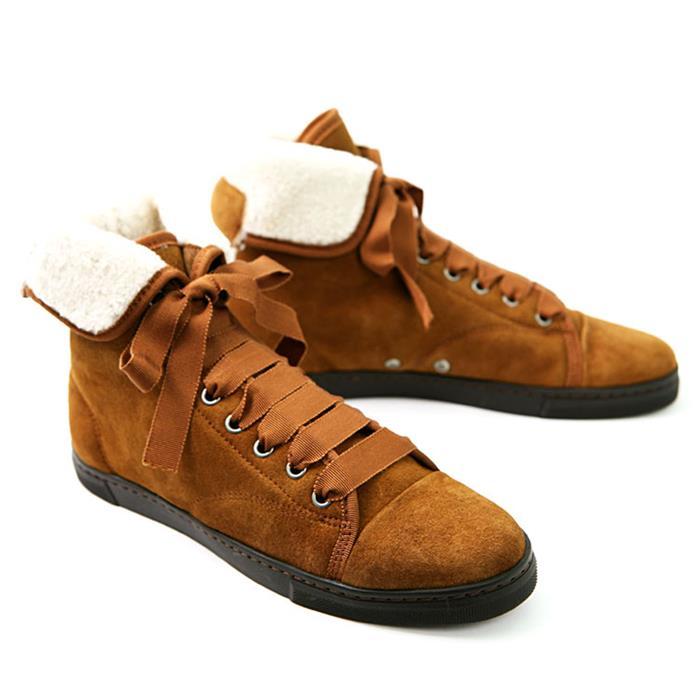 Lanvin Shearling High-Top Women’s Sneakers AW5BHISHEP6B 58