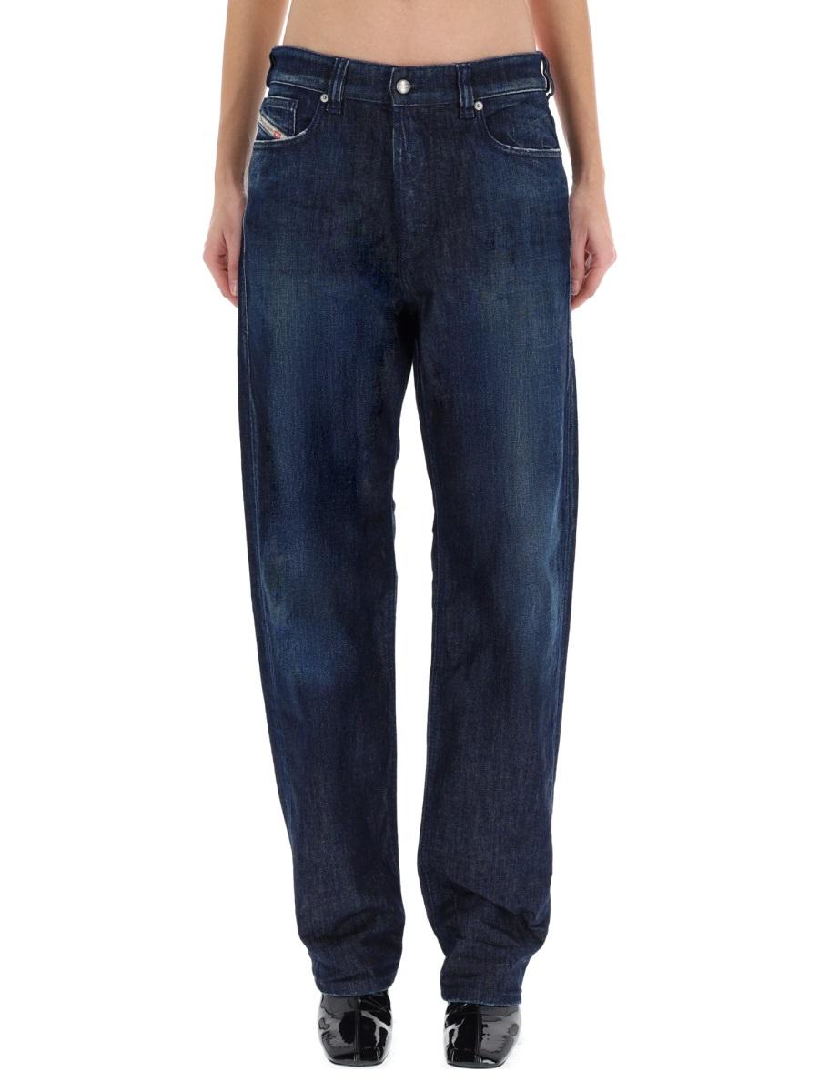 DIESEL Black Stretch Slim Fit Denim Jeans for Women