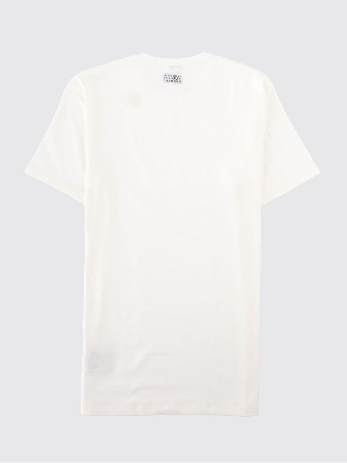 Maison Margiela Short Sleeve Cotton T-Shirt White Men