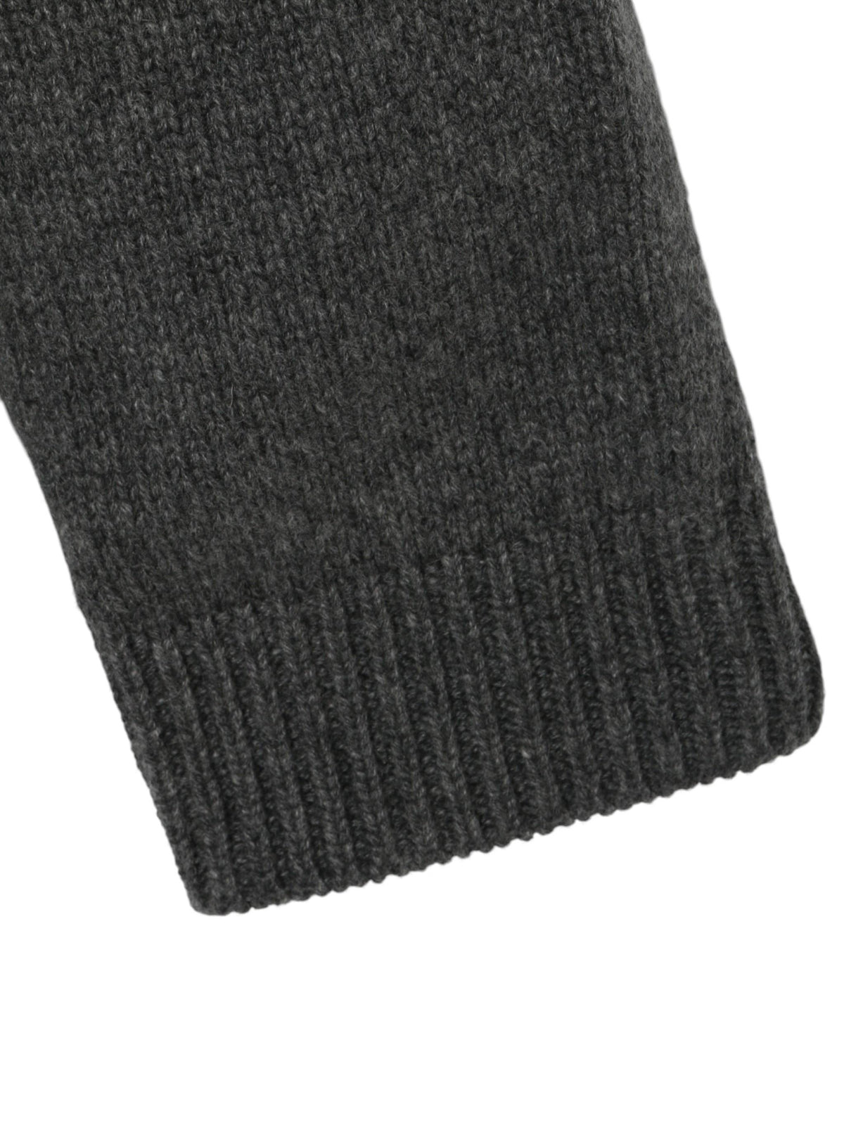 Miu Miu Back Logo Cashmere Crewneck Sweater Gray