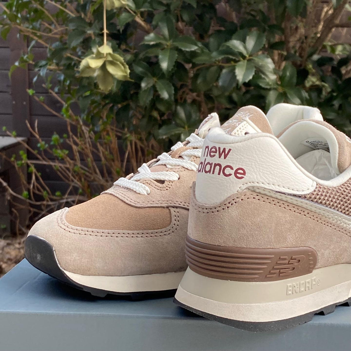 New Balance Women's Mushroom Sea Salt Low Top Sneakers U574KL2