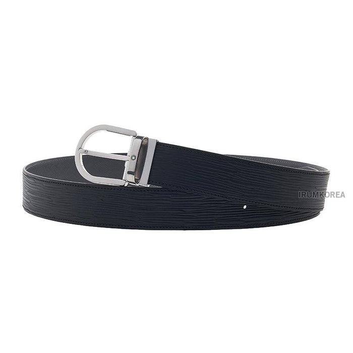 Montblanc Men’s Printed Leather 40mm Belt Black