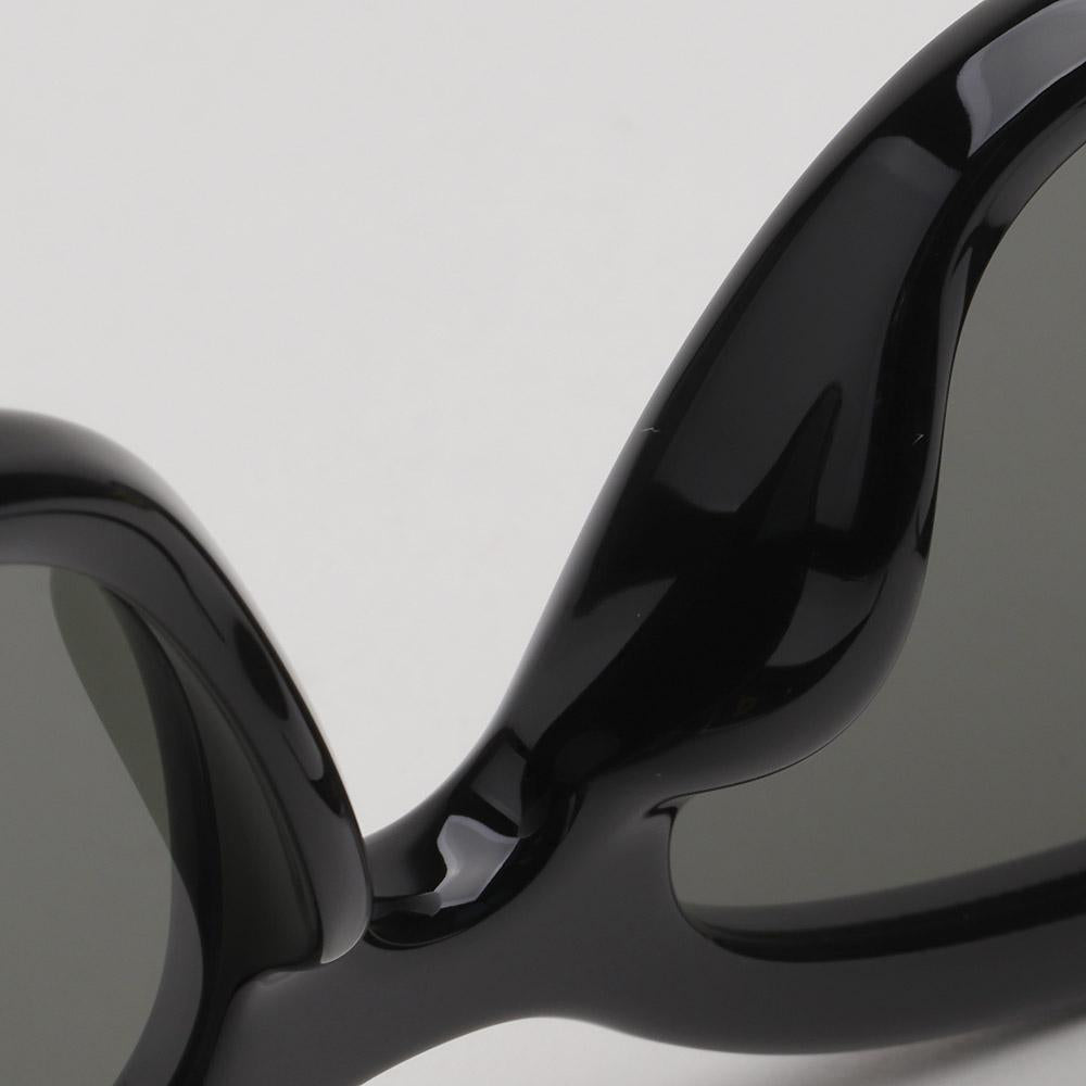 GUCCI Black Acetate Square Logo Sunglasses Asian Fit Unisex