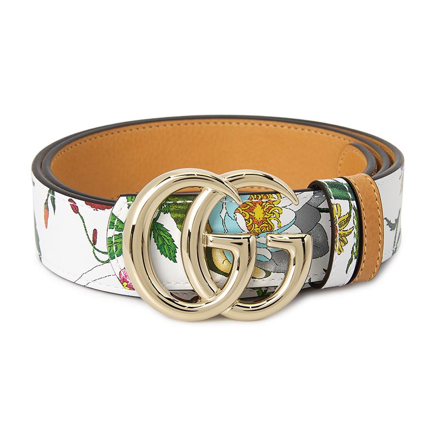 GUCCI GG Marmont Reversible Women’s Leather Belt 847131 AAFYR 9341