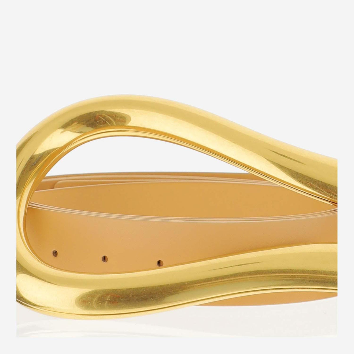 Bottega Veneta Black Leather Belt