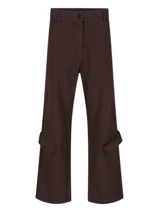 gimaguas Brown Straight Classic Pants IRINA Trousers