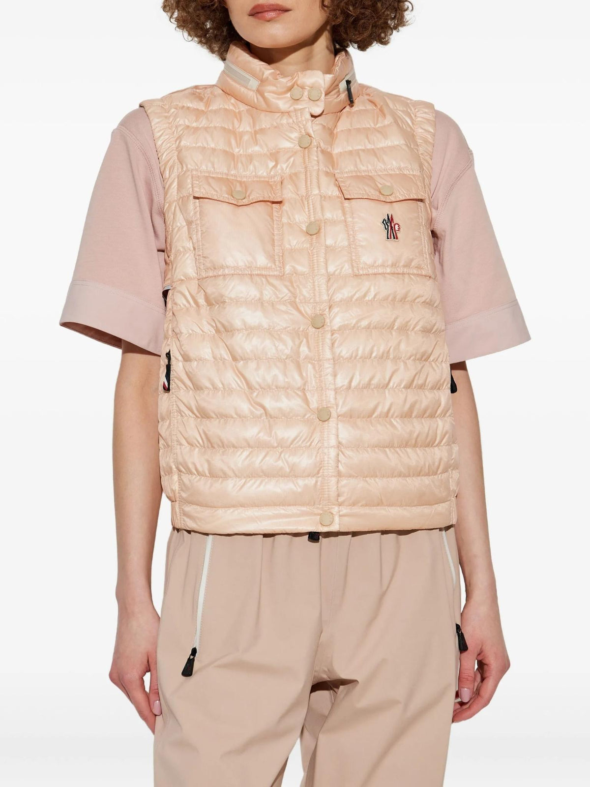 Moncler Down Puffer Vest Women’s Lightweight Nylon Sleeveless Jacket