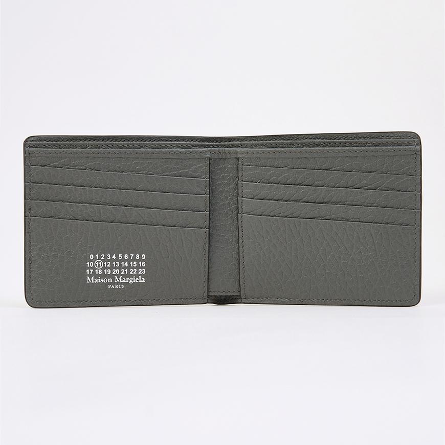 Maison Margiela Men's Signature Four-Stitch Bifold Wallet