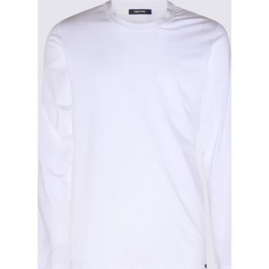 TOM FORD Long Sleeve Sweatshirt Black Cotton Crewneck