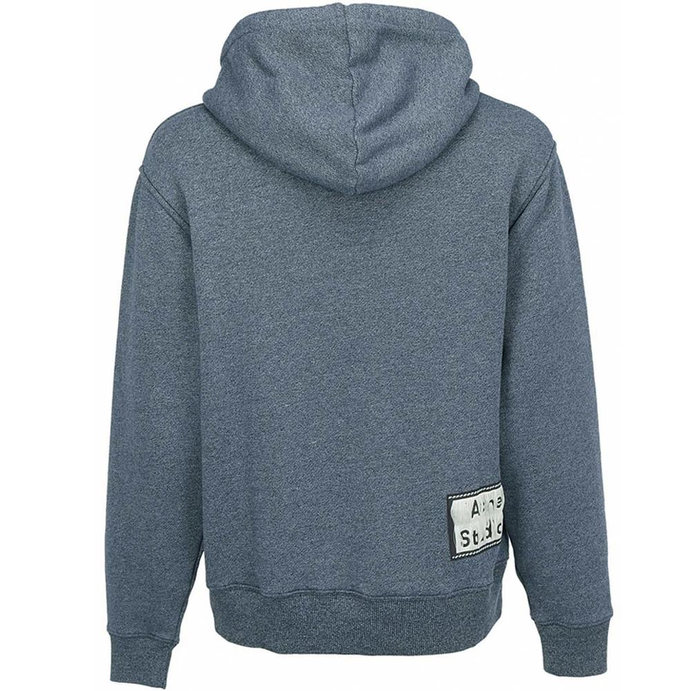 Acne Studios Back Reverse Label Hoodie Navy Blue