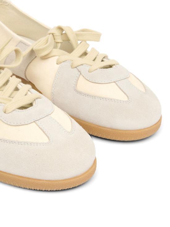Maison Margiela Beige Leather Ballet Flats
