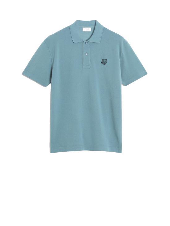 Maison Kitsune Bold Fox Head Patch Comfort Polo MM00210KJ70100081 SIENE BLUE DOM
