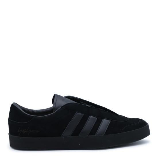 Y-3 Black Leather Sneakers