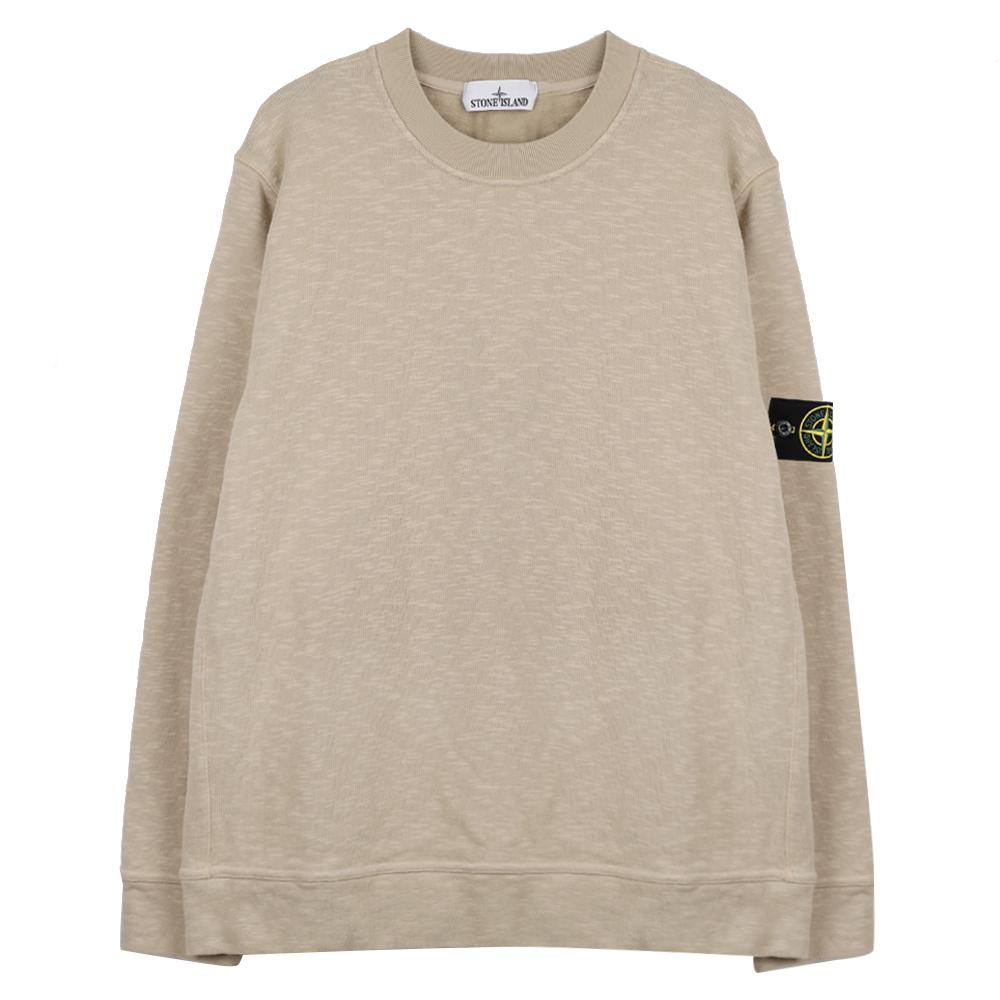 STONE ISLAND Crewneck Sweatshirt Men Cotton Black K2S156100053 S0238 V009A