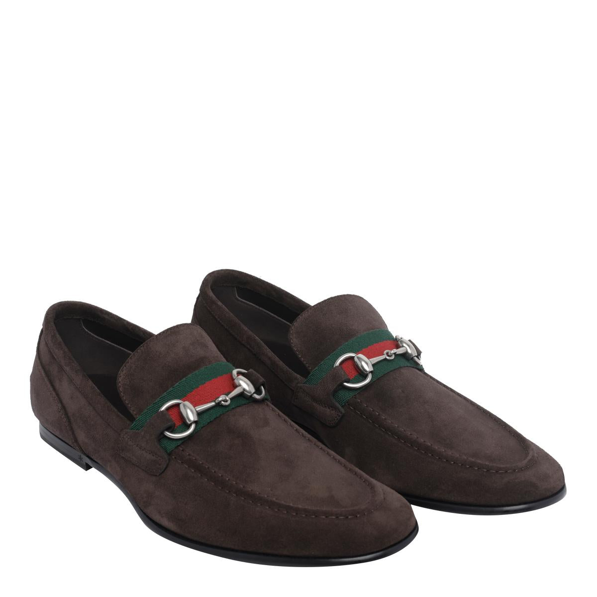 GUCCI Brown Leather Loafers