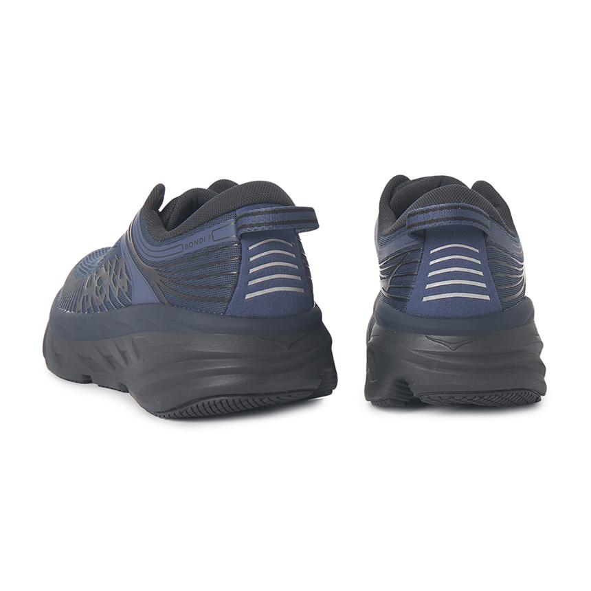 HOKA Bondi 7 Men’s Running Shoes Low-Top Sneakers Navy/Black