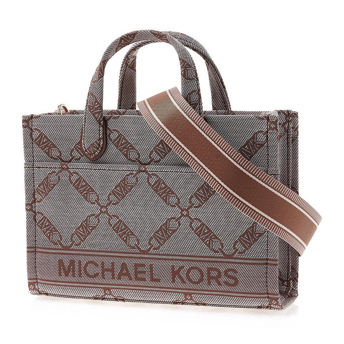 Michael Kors Gigi Empire Logo Jacquard Tote Bag