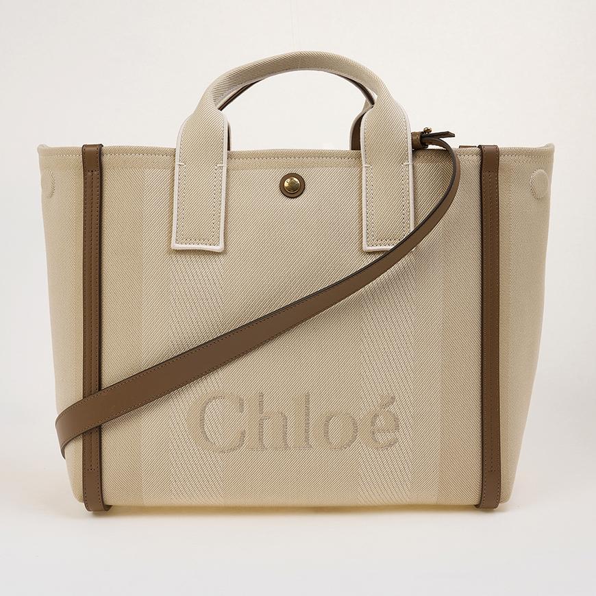 Chloe Women’s Cary Tote Bag Leather Beige