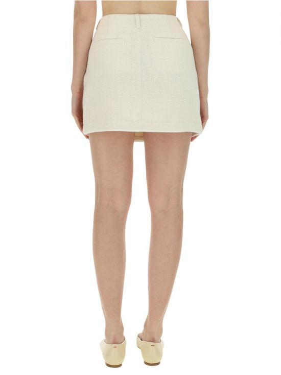 A.P.C. Short Skirt Women’s Mini Skirt COHAFF06431AAD ECRU DOM