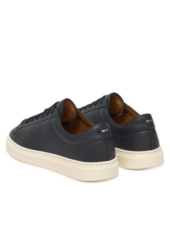 HUGO BOSS Leather Low-Top Sneakers for Men 50557866001 DOM