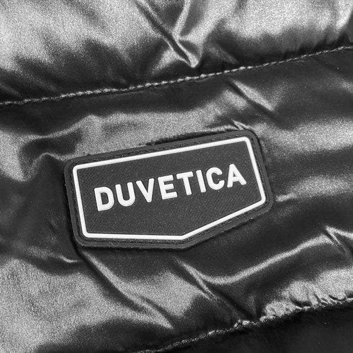 Duvetica Black SADALMELIK Half Sleeve Hooded Down Puffer Jacket