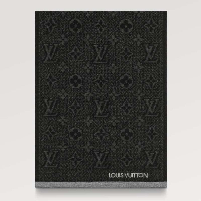 Louis Vuitton My Monogram Eclipse Wool Scarf