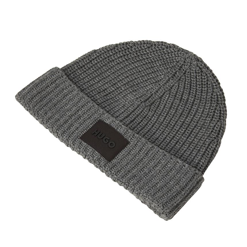 HUGO BOSS Scarf and Beanie Set Men’s Knit Accessory 50551423 034