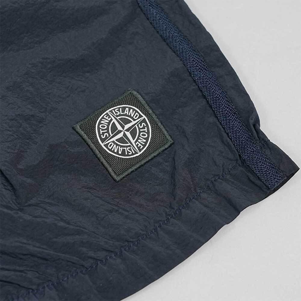 STONE ISLAND Navy Swim Shorts with Pocket for Men B100006