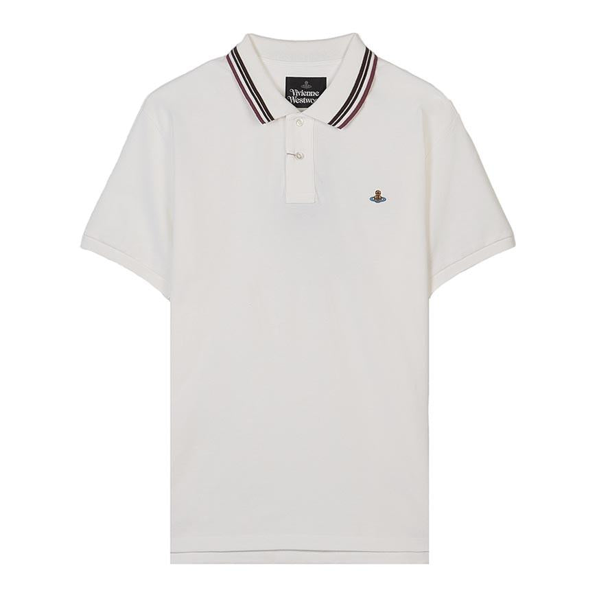 Vivienne Westwood Men’s Classic Polo T-Shirt White Cotton