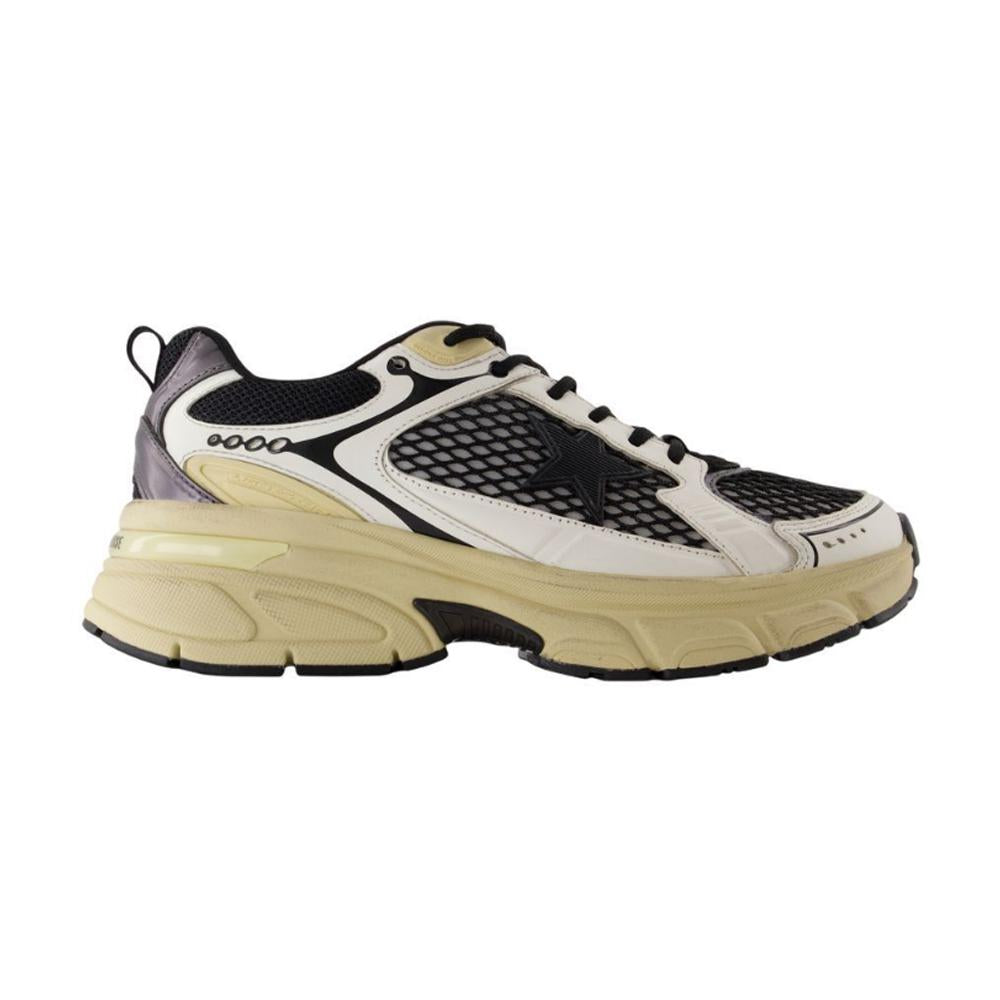 GOLDEN GOOSE Lightstar Mesh Lace-Up Low-Top Sneakers White B 00724 F007334 10546