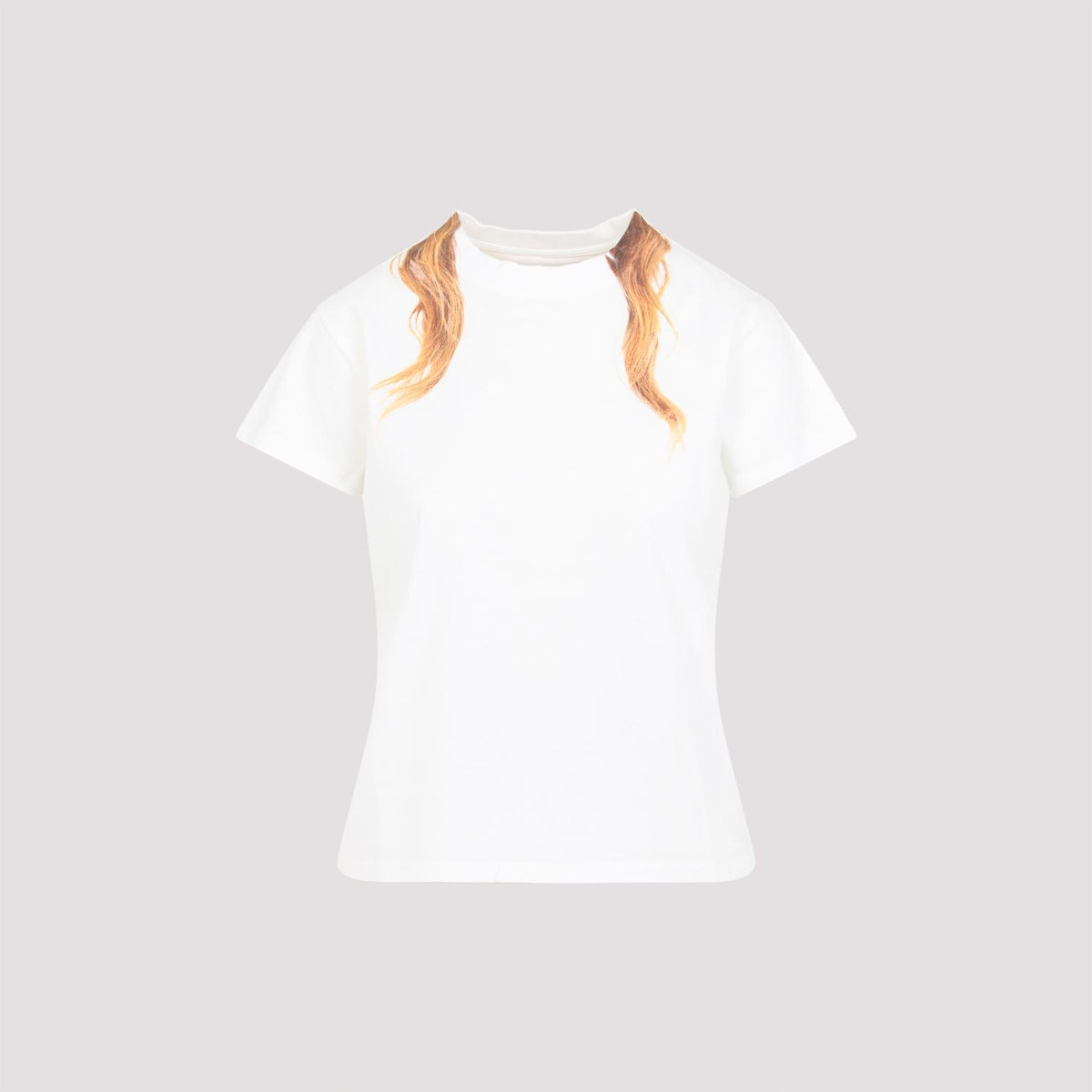 Maison Margiela Short Sleeve Cotton T-Shirt White Women’s