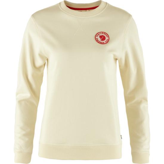 Fjallraven Long Sleeve Sweatshirt for Women 87230113 CHALK WHITE DOM